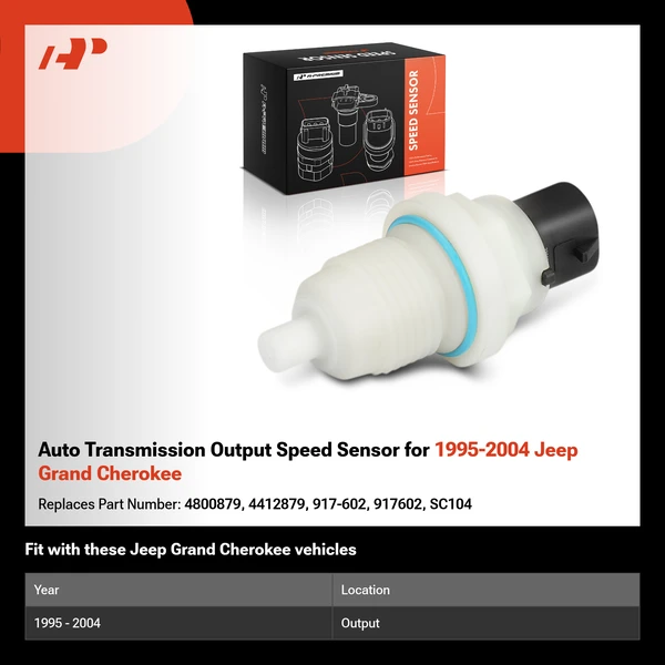 Auto Transmission Output Speed Sensor for 1995-2004 Jeep Grand Cherokee