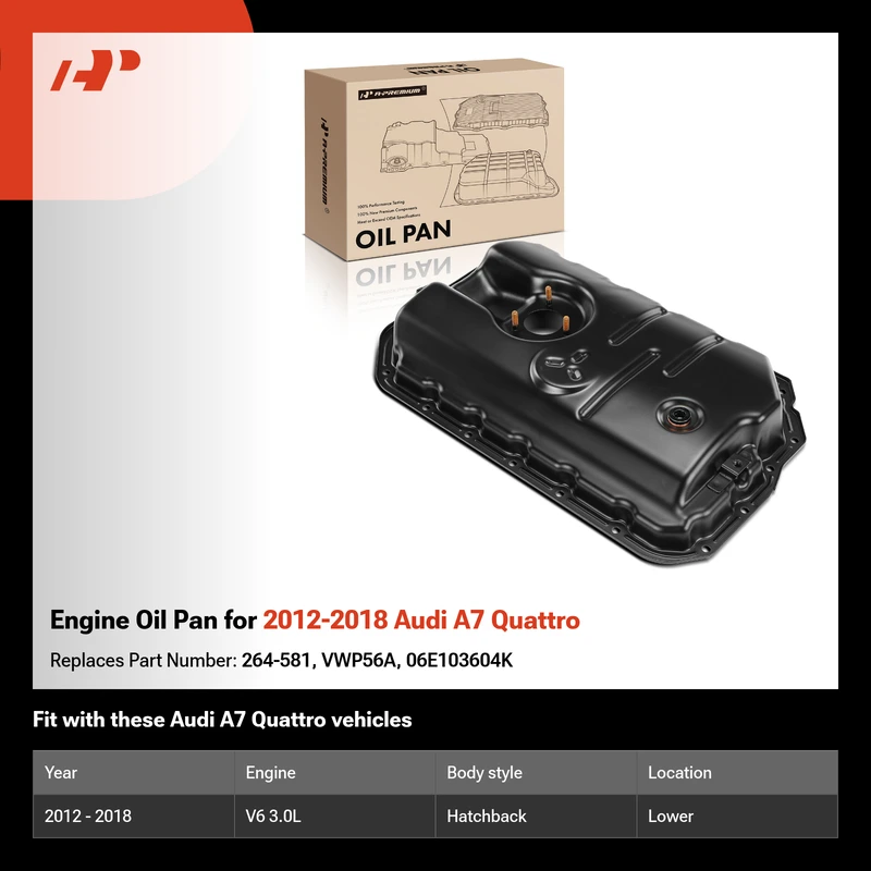 Engine Oil Pan for 2012-2018 Audi A7 Quattro
