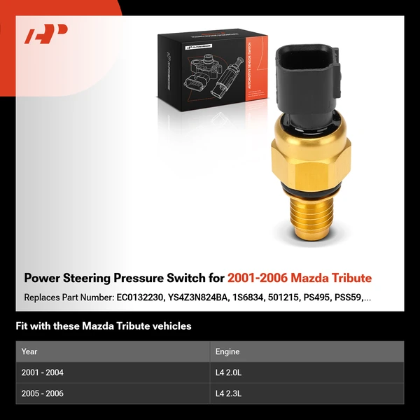 Power Steering Pressure Switch for 2001-2006 Mazda Tribute