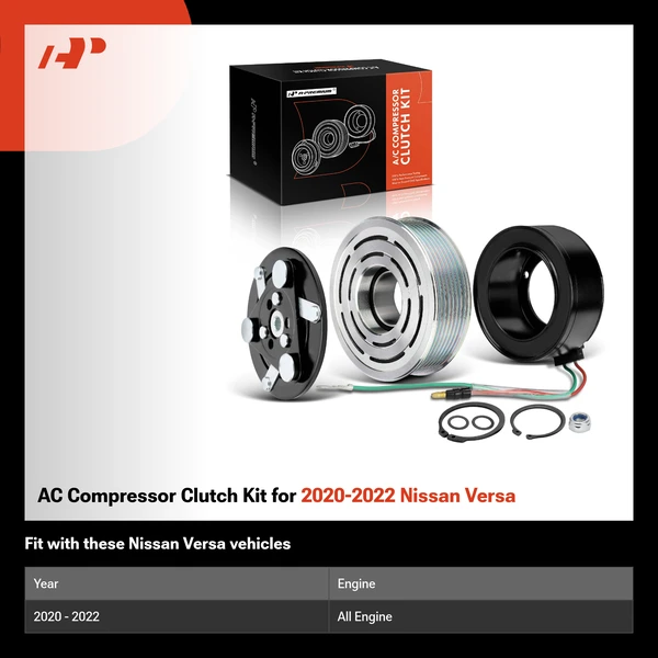 AC Compressor Clutch Kit for 2020-2022 Nissan Versa