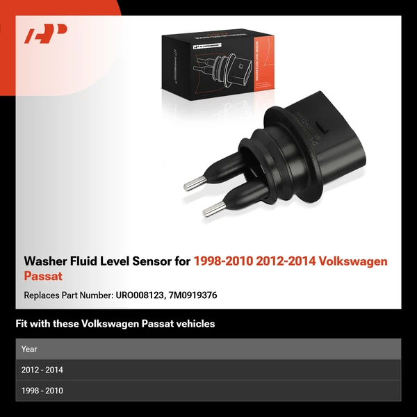 Washer Fluid Level Sensor for 1998-2010 2012-2014 Volkswagen Passat