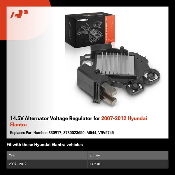 14.5V Alternator Voltage Regulator for 2007-2012 Hyundai Elantra