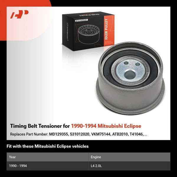 Timing Belt Tensioner for 1990-1994 Mitsubishi Eclipse