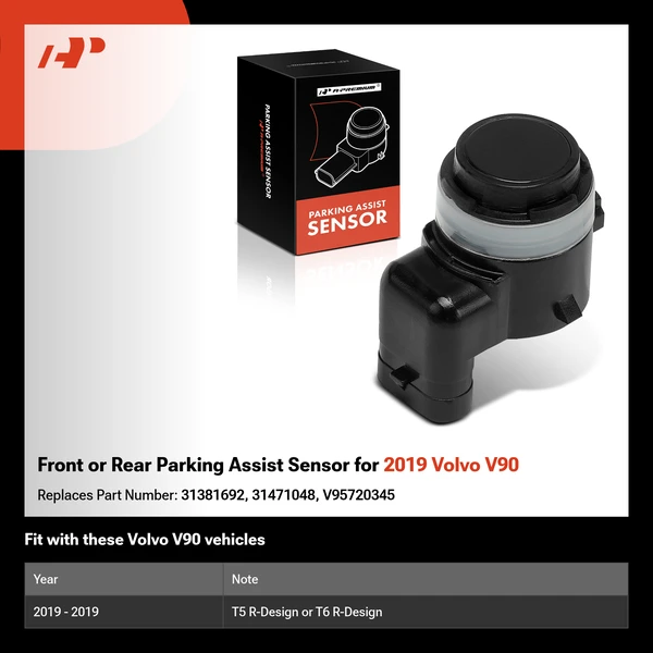 Front or Rear Parking Assist Sensor for 2019 Volvo V90