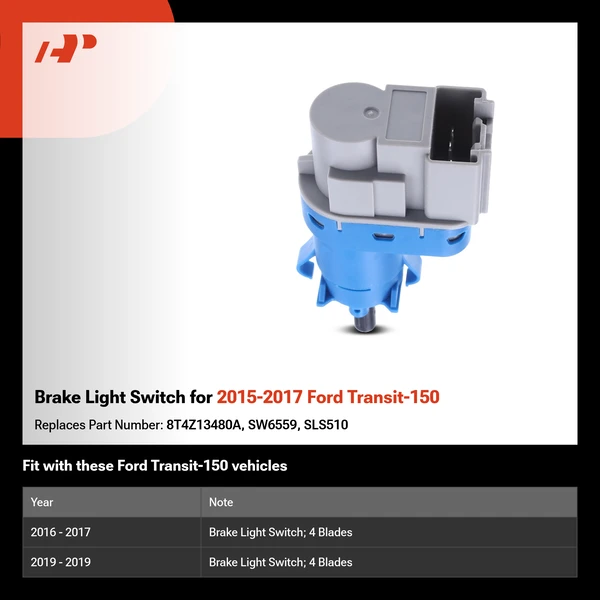 Brake Light Switch for 2015-2017 Ford Transit-150