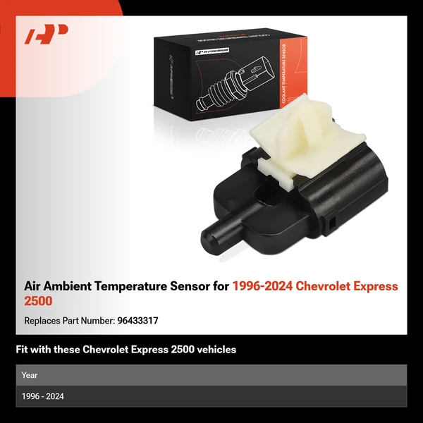 Air Ambient Temperature Sensor for 1996-2024 Chevrolet Express 2500