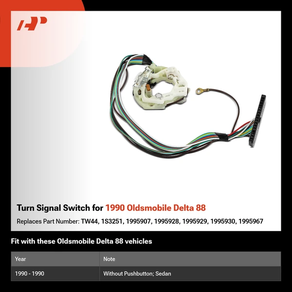 Turn Signal Switch for 1990 Oldsmobile Delta 88
