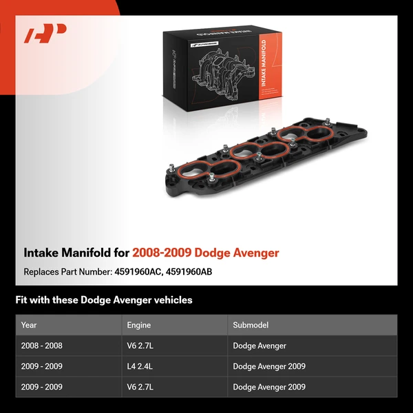 Intake Manifold for 2008-2009 Dodge Avenger