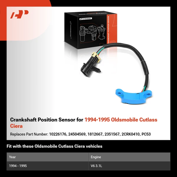 Crankshaft Position Sensor for 1994-1995 Oldsmobile Cutlass Ciera