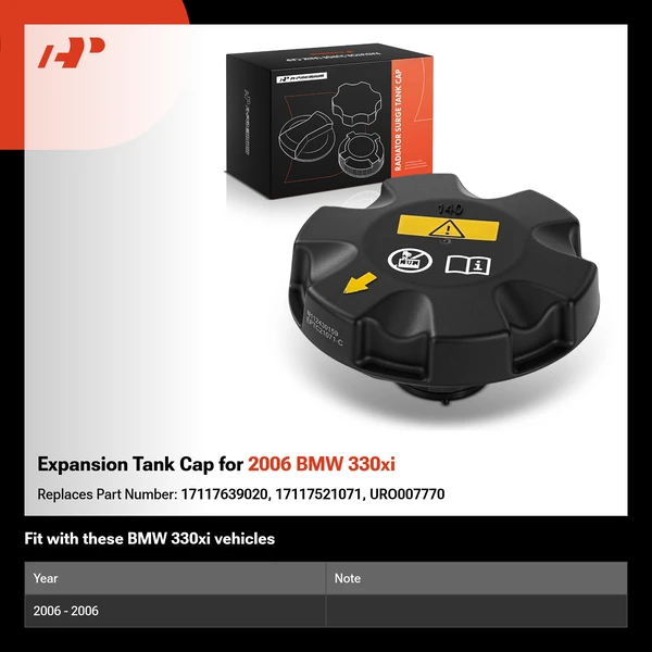Expansion Tank Cap for 2006 BMW 330xi