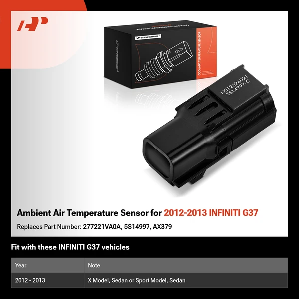 Ambient Air Temperature Sensor for 2012-2013 INFINITI G37