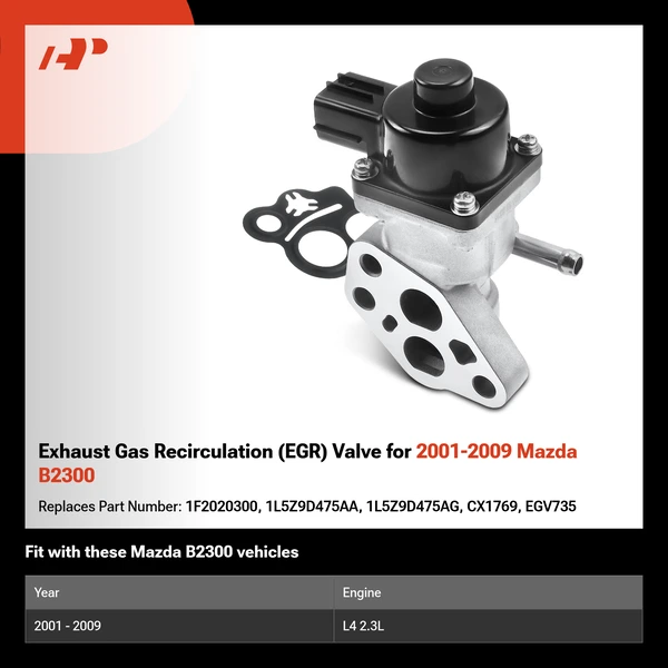 Exhaust Gas Recirculation (EGR) Valve for 2001-2009 Mazda B2300