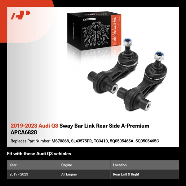 2019-2023 Audi Q3 Sway Bar Link Rear Side A-Premium APCA6828