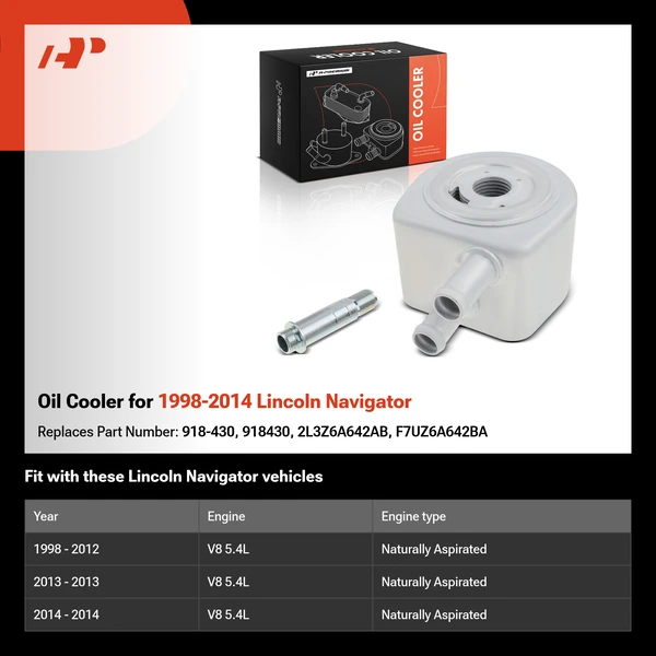Oil Cooler for 1998-2014 Lincoln Navigator