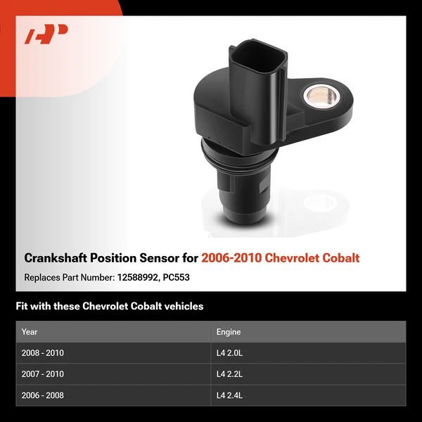 Crankshaft Position Sensor for 2006-2010 Chevrolet Cobalt