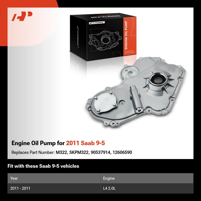 Engine Oil Pump for 2011 Saab 9-5