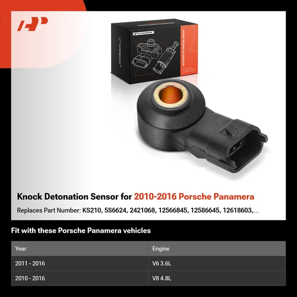 Knock Detonation Sensor for 2010-2016 Porsche Panamera