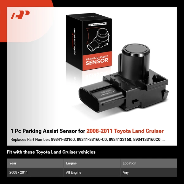 1 Pc Parking Assist Sensor for 2008-2011 Toyota Land Cruiser