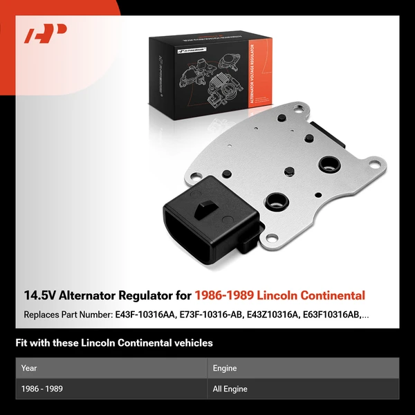14.5V Alternator Regulator for 1986-1989 Lincoln Continental