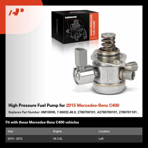 High Pressure Fuel Pump for 2015 Mercedes-Benz C400