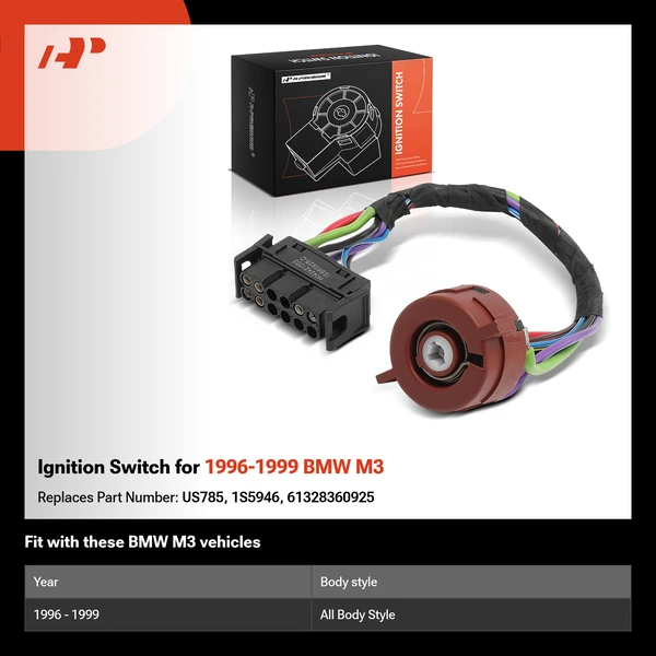 Ignition Switch for 1996-1999 BMW M3