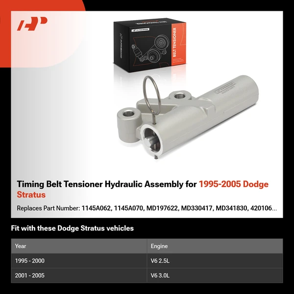 Timing Belt Tensioner Hydraulic Assembly for 1995-2005 Dodge Stratus
