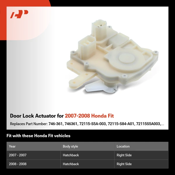 Door Lock Actuator for 2007-2008 Honda Fit