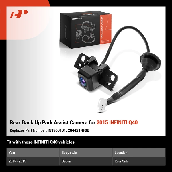 Rear Back Up Park Assist Camera for 2015 INFINITI Q40