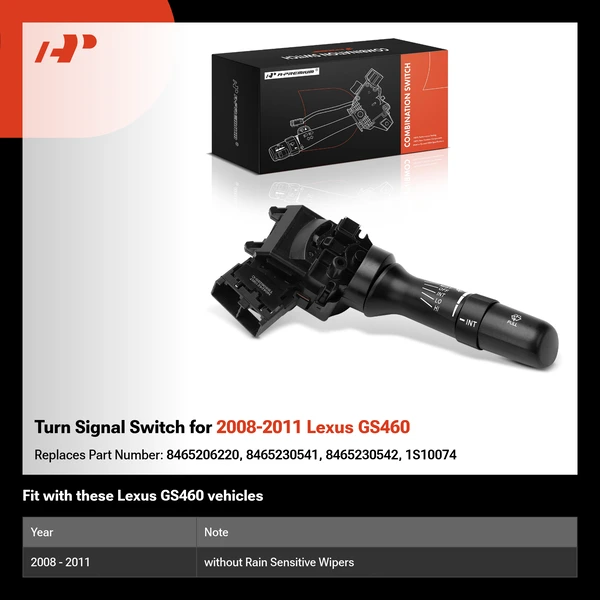 Turn Signal Switch for 2008-2011 Lexus GS460