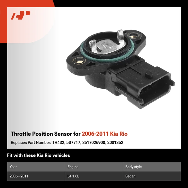 Throttle Position Sensor for 2006-2011 Kia Rio