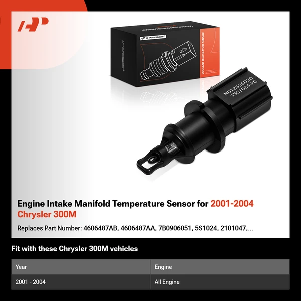 Engine Intake Manifold Temperature Sensor for 2001-2004 Chrysler 300M