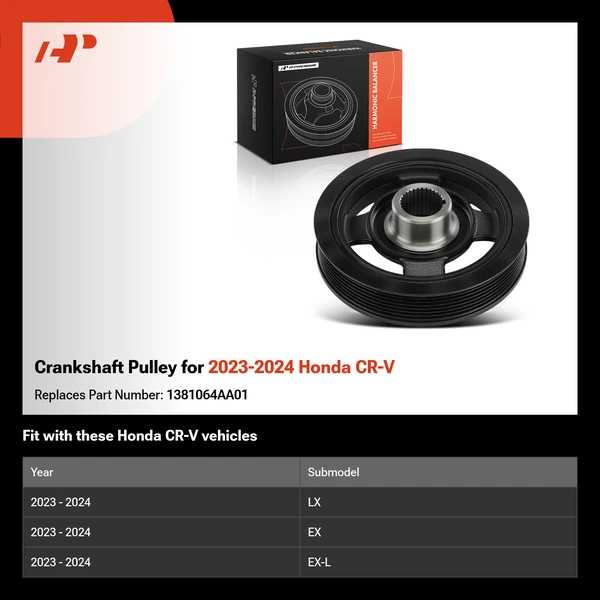Crankshaft Pulley for 2023-2024 Honda CR-V