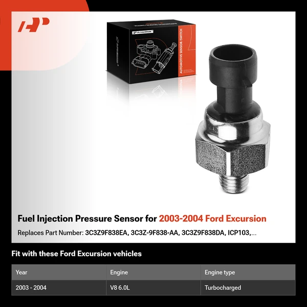 Fuel Injection Pressure Sensor for 2003-2004 Ford Excursion