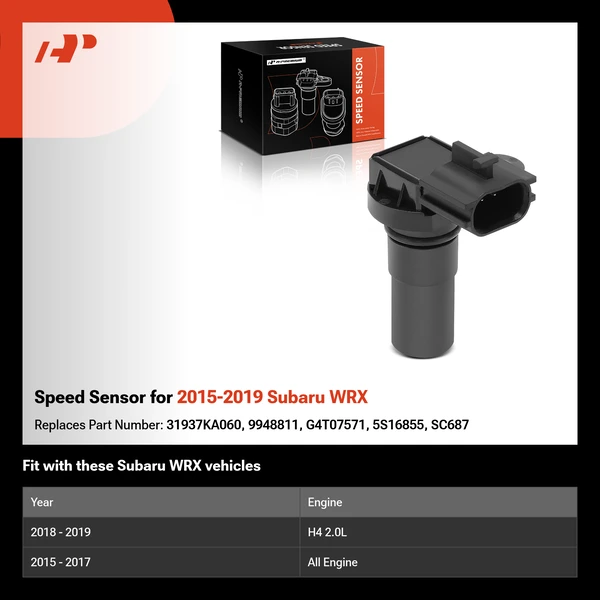 Speed Sensor for 2015-2019 Subaru WRX