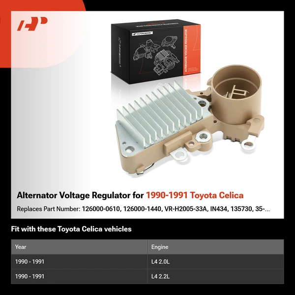 Alternator Voltage Regulator for 1990-1991 Toyota Celica