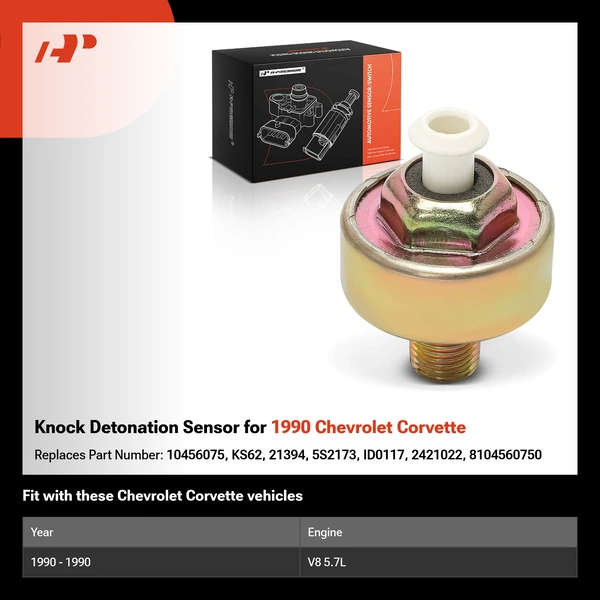Knock Detonation Sensor for 1990 Chevrolet Corvette