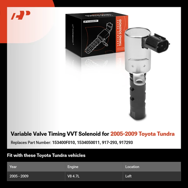 Variable Valve Timing VVT Solenoid for 2005-2009 Toyota Tundra