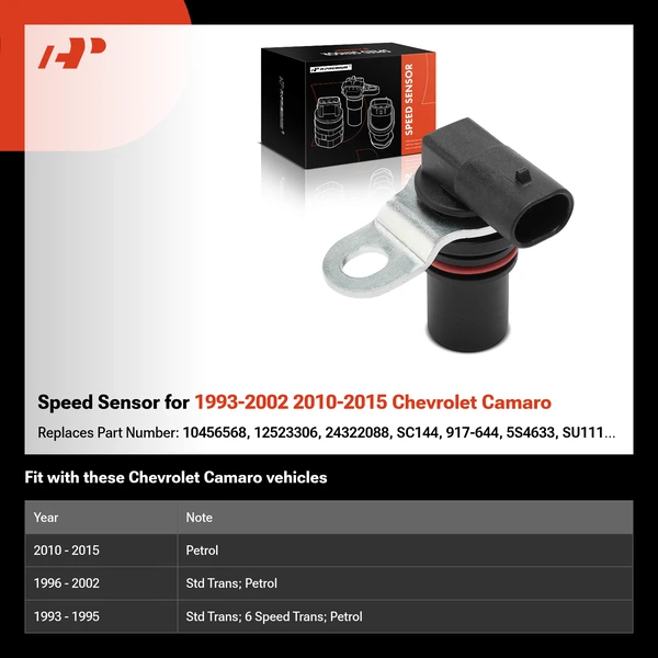 Speed Sensor for 1993-2002 2010-2015 Chevrolet Camaro