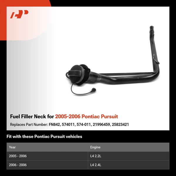 Fuel Filler Neck for 2005-2006 Pontiac Pursuit