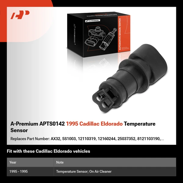 A-Premium APTS0142 1995 Cadillac Eldorado Temperature Sensor