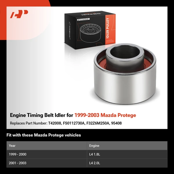 Engine Timing Belt Idler for 1999-2003 Mazda Protege