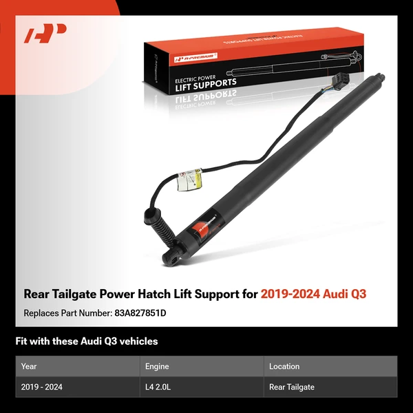 Rear Tailgate Power Hatch Lift Support for 2019-2024 Audi Q3