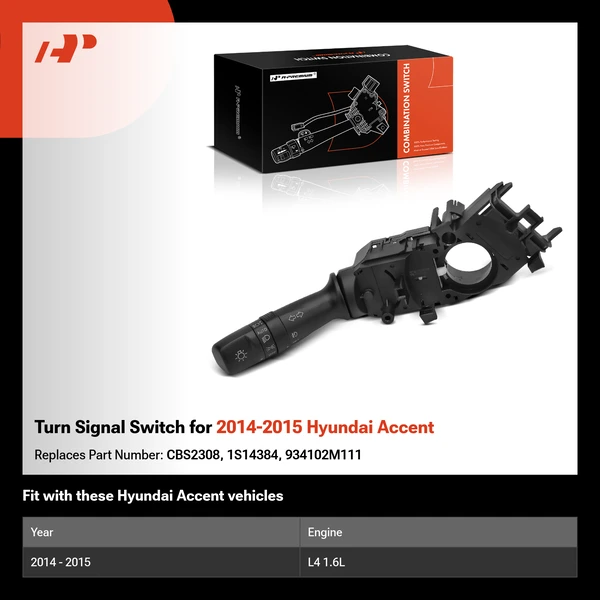 Turn Signal Switch for 2014-2015 Hyundai Accent