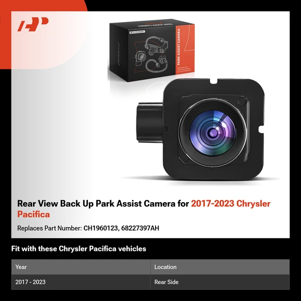 Rear View Back Up Park Assist Camera for 2017-2023 Chrysler Pacifica
