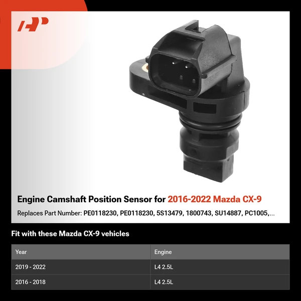 Engine Camshaft Position Sensor for 2016-2022 Mazda CX-9