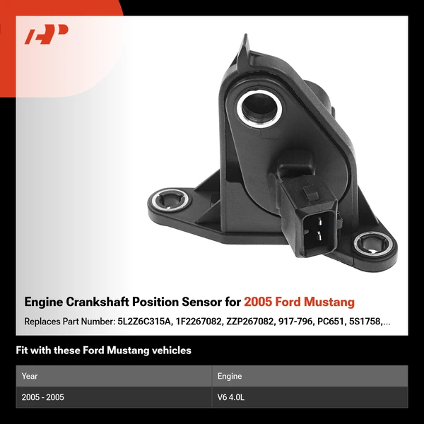Engine Crankshaft Position Sensor for 2005 Ford Mustang