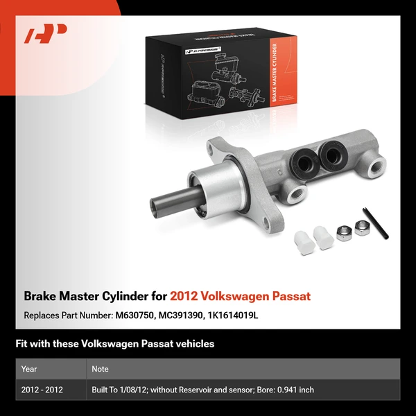Brake Master Cylinder for 2012 Volkswagen Passat