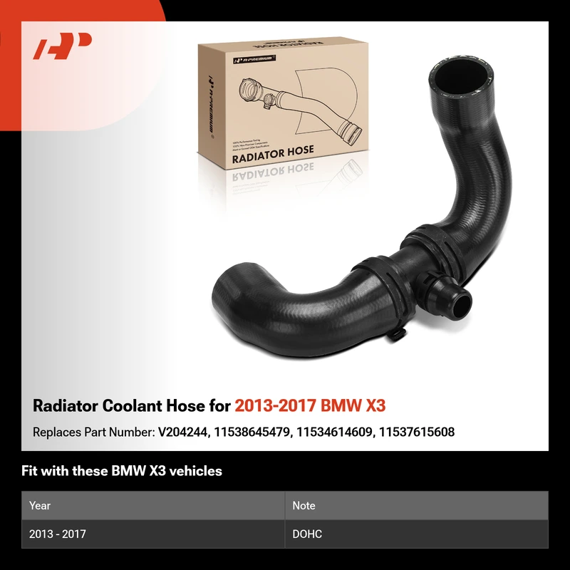 Radiator Coolant Hose for 2013-2017 BMW X3