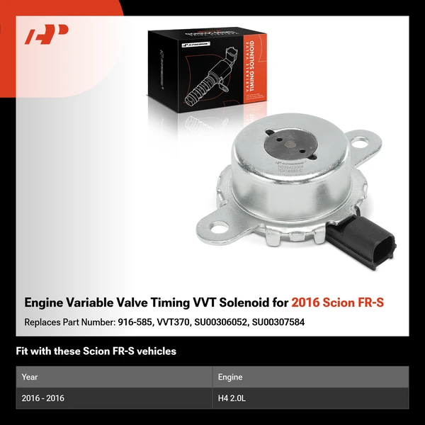 Engine Variable Valve Timing VVT Solenoid for 2016 Scion FR-S