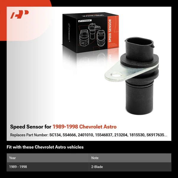 Speed Sensor for 1989-1998 Chevrolet Astro